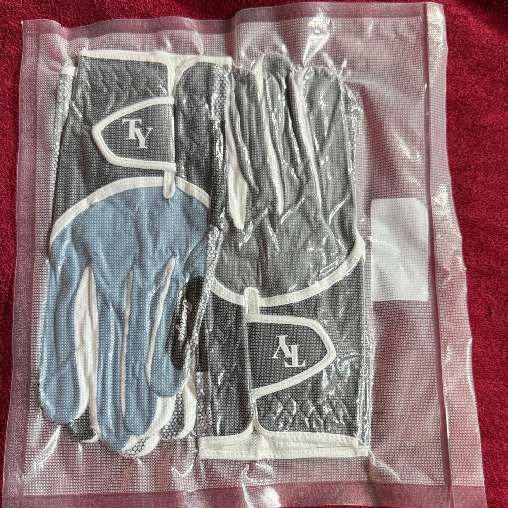 Ty Blue and Gray Men's Gloves